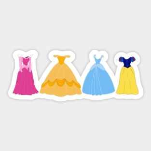 princess dresses Sticker